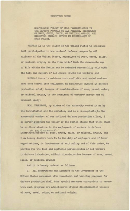 Executive Order 8808
