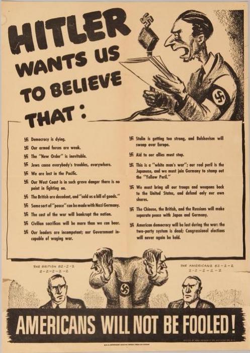 Hitler Wants Us to Believe