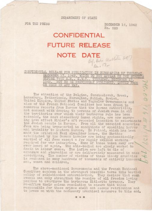 UN Declaration 1942
