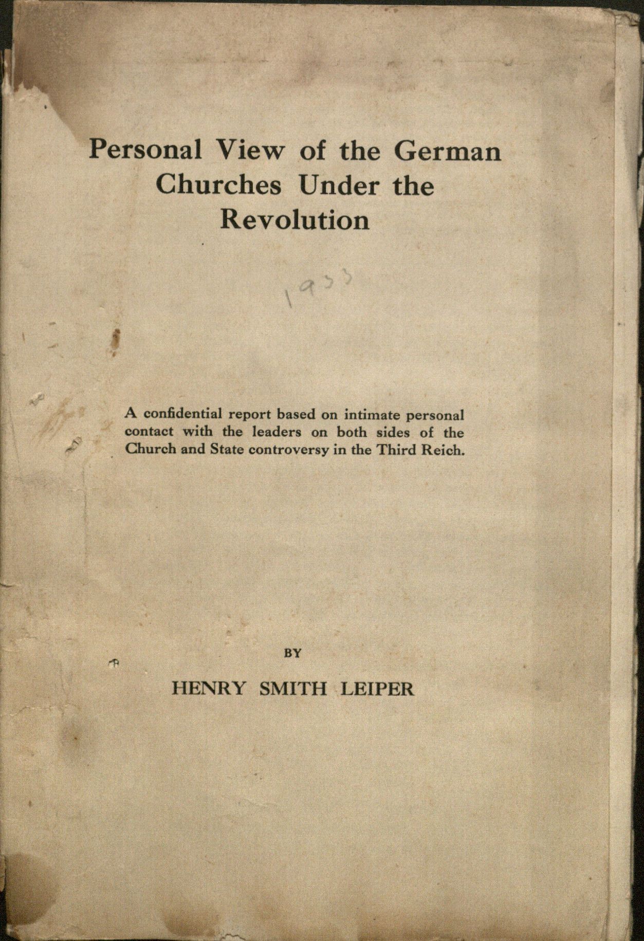 Leiper Booklet