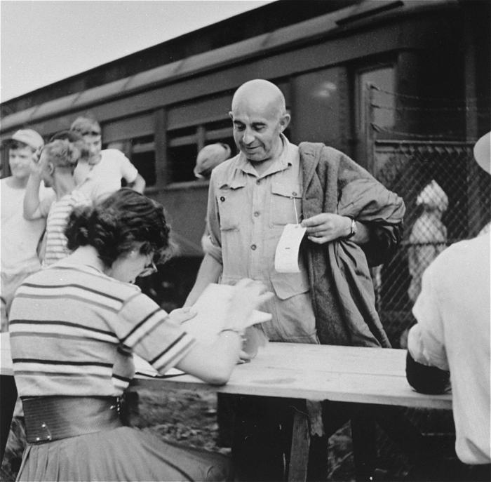 Refugees Arrive at Fort Ontario