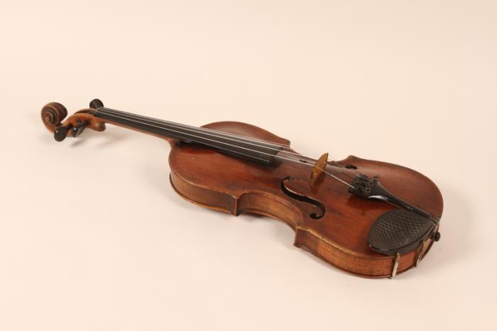 Violin Hidden in the Łódź Ghetto and retrieved after the war.