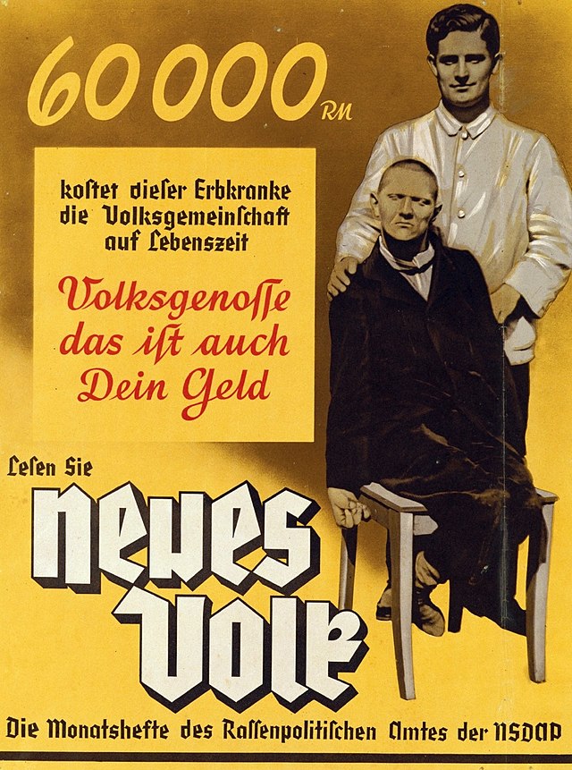 A eugenics propaganda poster.
