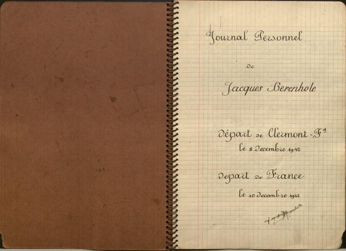 Berenholc, Jacques Diary 1942