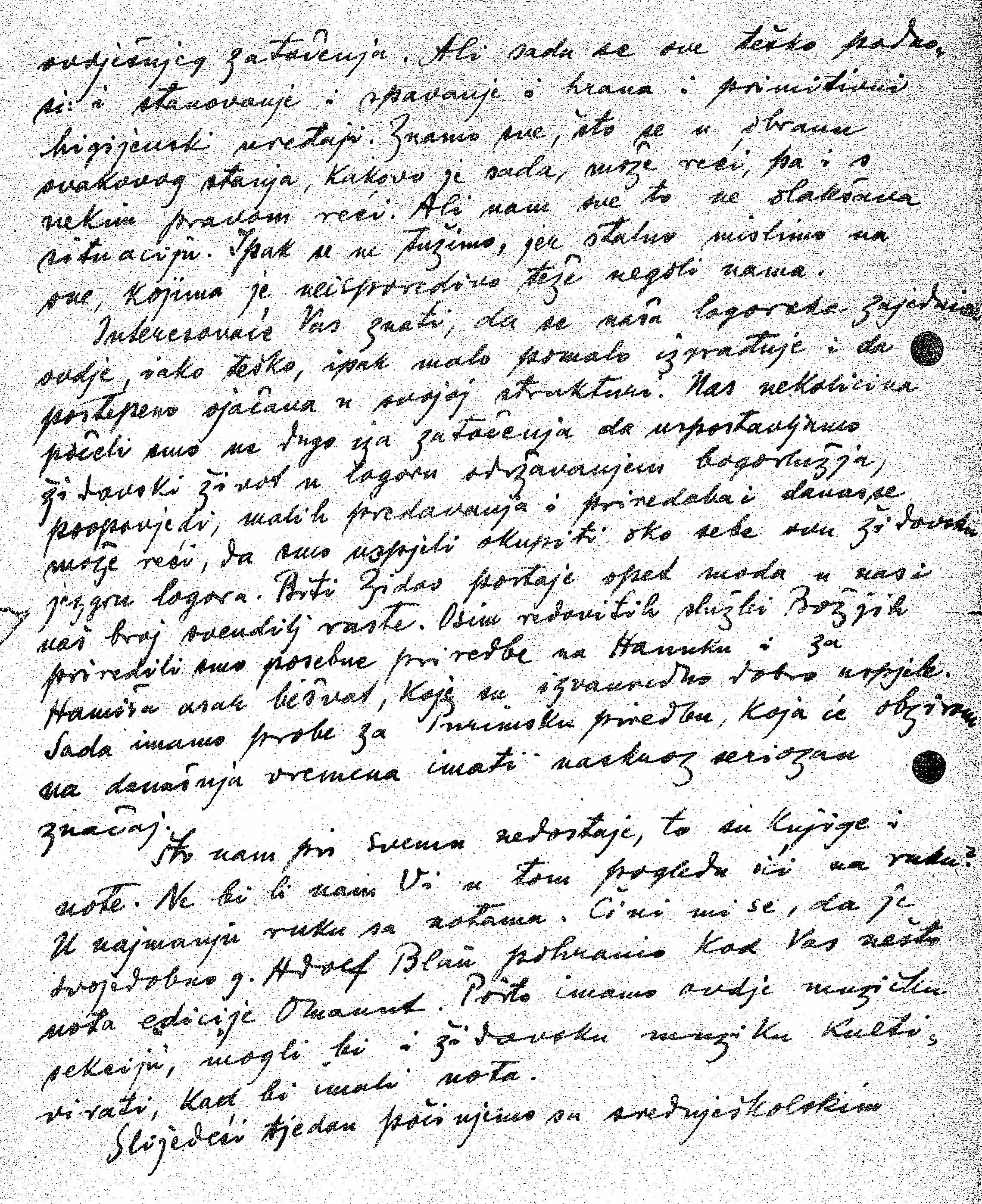 Gottlieb, Hinko letter 1943
